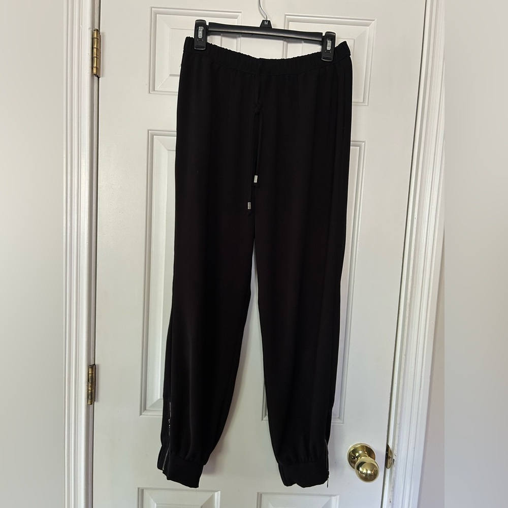 Jennifer Lopez Black Elastic Waist Pants